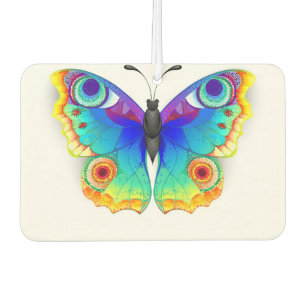Rainbow Butterfly Peacock Eye Car Air Freshener