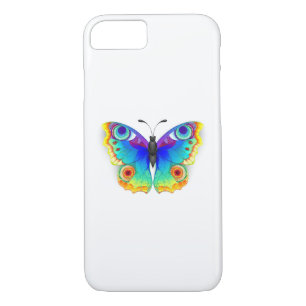 Rainbow Butterfly Peacock Eye iPhone 8/7 Case