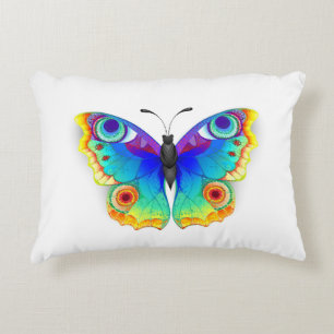 Rainbow Butterfly Peacock Eye Decorative Cushion