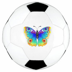 Rainbow Butterfly Peacock Eye Football
