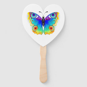 Rainbow Butterfly Peacock Eye Hand Fan
