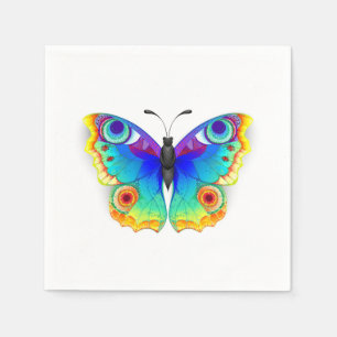 Rainbow Butterfly Peacock Eye Napkin