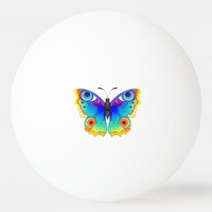Rainbow Butterfly Peacock Eye Ping Pong Ball