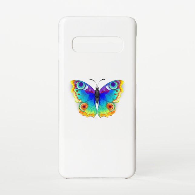 Rainbow Butterfly Peacock Eye Samsung Galaxy Case (Back)