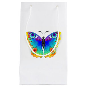 Rainbow Butterfly Peacock Eye Small Gift Bag