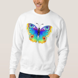 Rainbow Butterfly Peacock Eye Sweatshirt