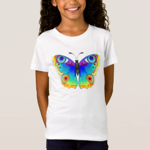 Rainbow Butterfly Peacock Eye T-Shirt
