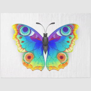 Rainbow Butterfly Peacock Eye Tissue Paper
