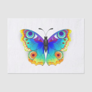 Rainbow Butterfly Peacock Eye Tissue Paper