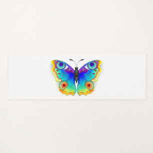Rainbow Butterfly Peacock Eye Yoga Mat