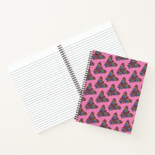 Rainbow Butterfly (pink) - Notebook
