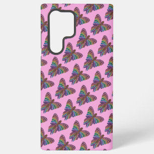 Rainbow Butterfly (pink) - Samsung Case