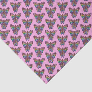 Rainbow Butterfly (pink) - Tissue Paper