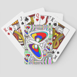 Rainbow Butterfly  Playing Cards