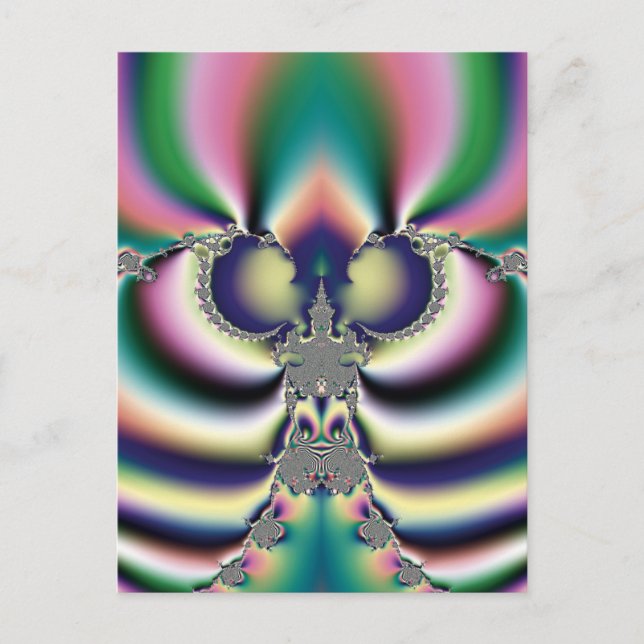 Rainbow Butterfly Postcard (Front)