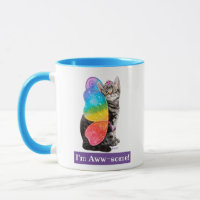 Rainbow Butterfly Princess Kitten