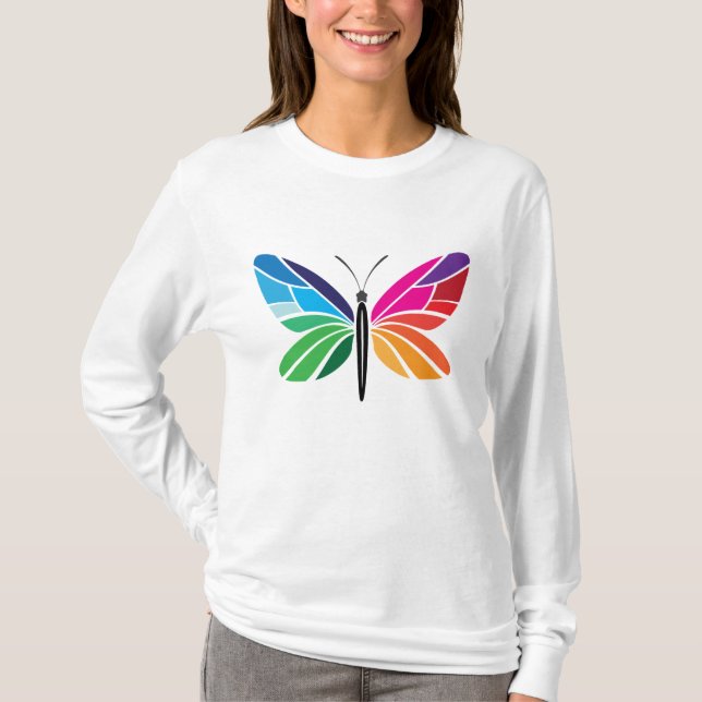 Rainbow Butterfly T-Shirt (Front)