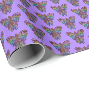 Rainbow Butterfly (violet) - Wrapping Paper