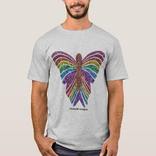 Rainbow Butterfly (vivid) - Men's Light T-Shirt