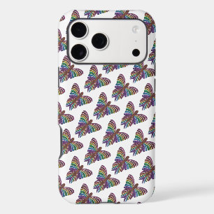Rainbow Butterfly (w) - iPhone (16 Pro Max) Case