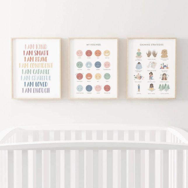 Rainbow Calming Corner Affirmations Classroom (Creator Uploaded)