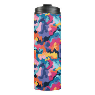 Rainbow Camouflage Thermal Tumbler