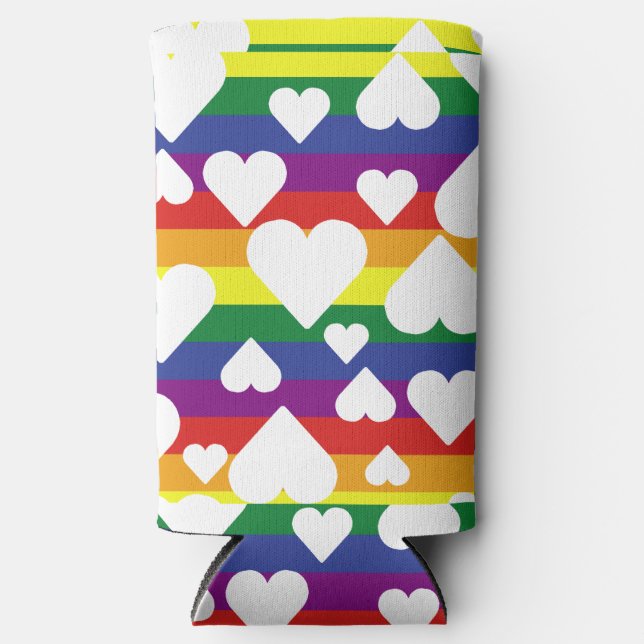 Rainbow Can/Tin Cooler (Front)