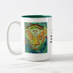 Rainbow Cancer Angel Mug