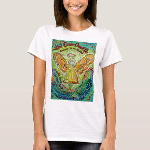 Rainbow Cancer Cannot Do Angel Art T-shirt
