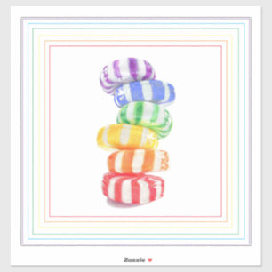 RAINBOW CANDY 14" Vinyl Sticker
