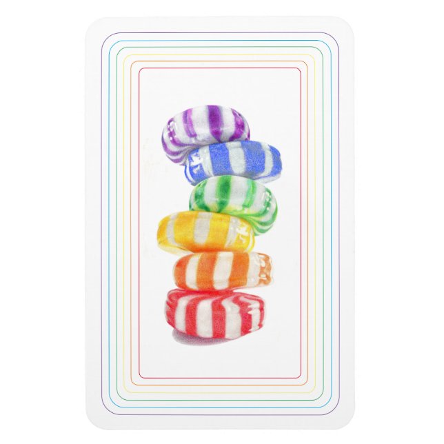 RAINBOW CANDY 4x6 Flexible Magnet (Vertical)