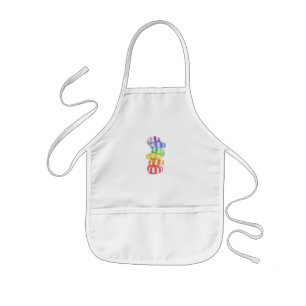 RAINBOW CANDY Kids' Apron