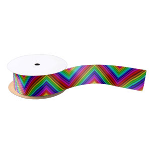 Rainbow Candy Ribbon Satin Ribbon