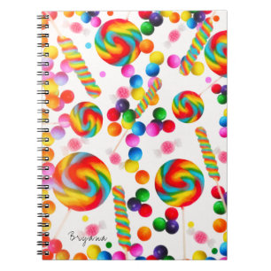 Rainbow Candy Sweet Custom Candyland Journal