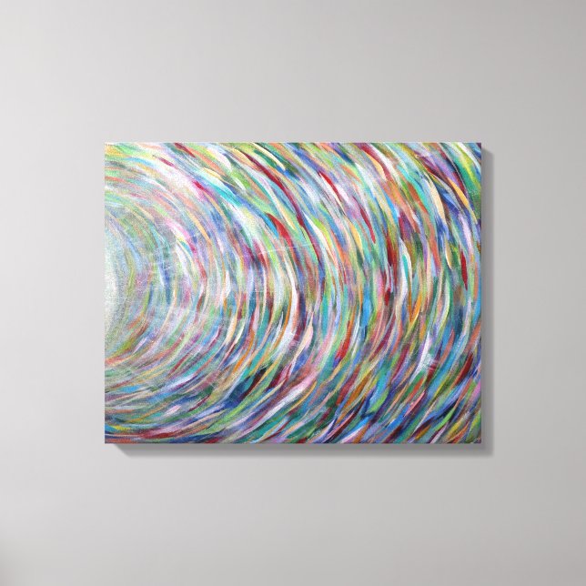 Rainbow Canvas Print of Original Painting (Front)