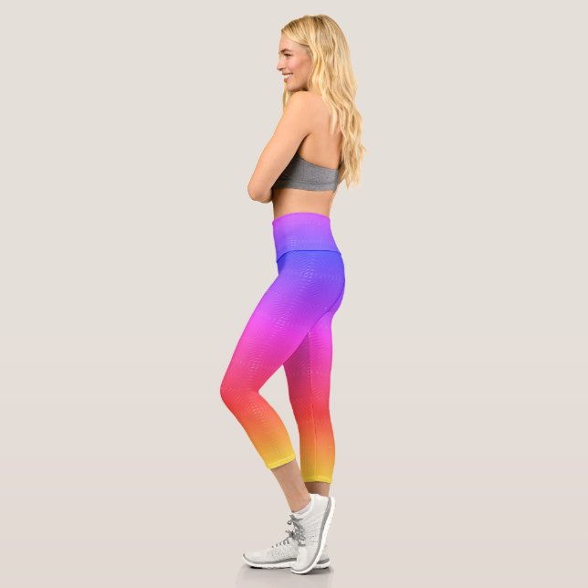Rainbow Capri Leggings (Left)