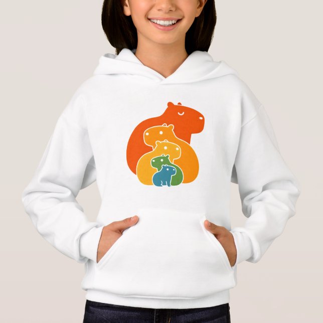 Rainbow capybaras  (Front)