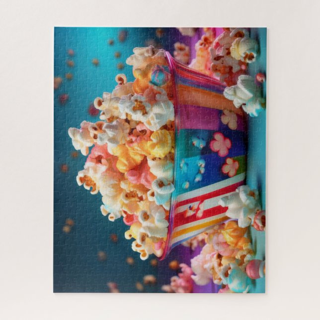 Rainbow Carnival Popcorn Jigsaw Puzzle (Vertical)
