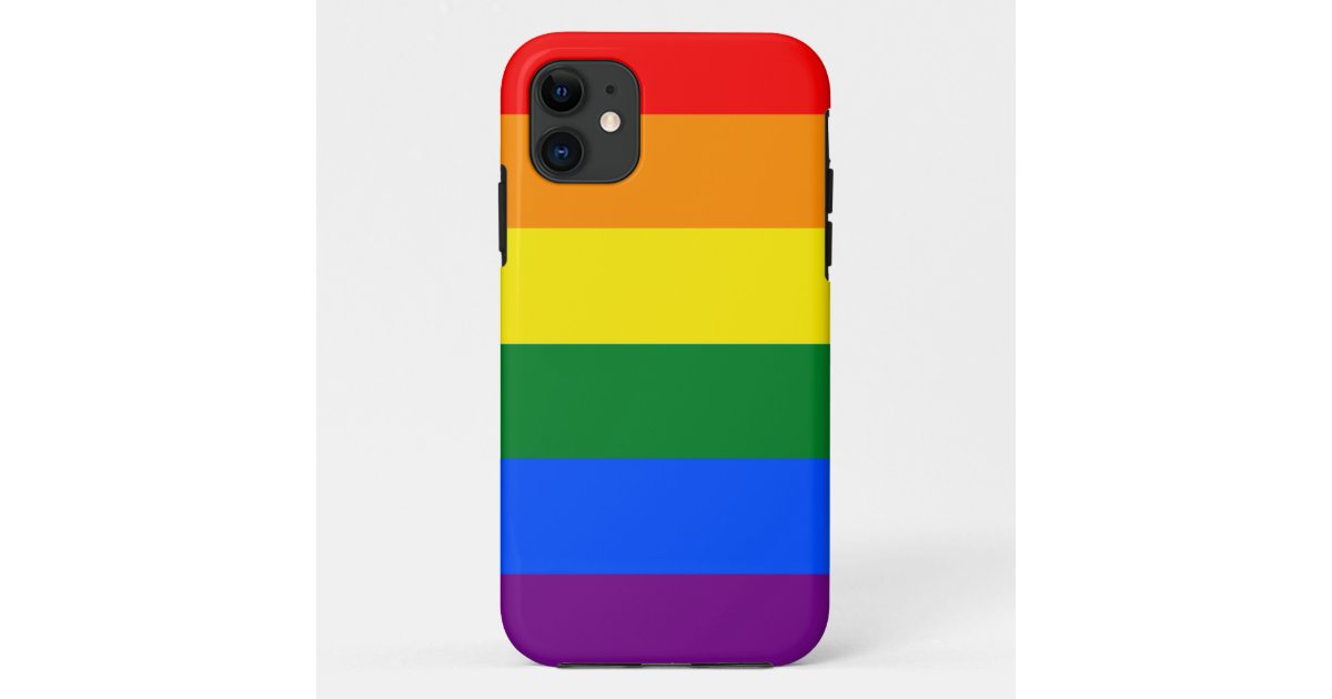 iphone rainbow pouch