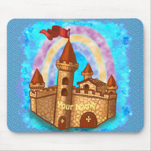 Rainbow Castle Mouse Mat