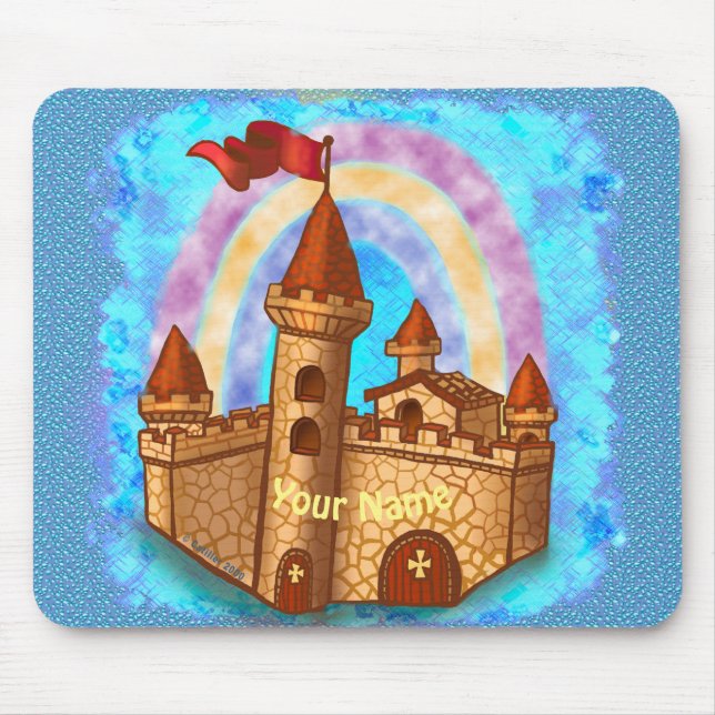 Rainbow Castle  Mouse Mat (Front)