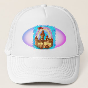 Rainbow Castle Trucker Hat