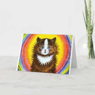 Rainbow Cat Card