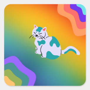 Rainbow Cat Sticker