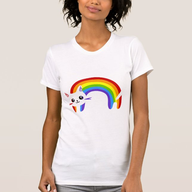 Rainbow Cat T-Shirt (Front)