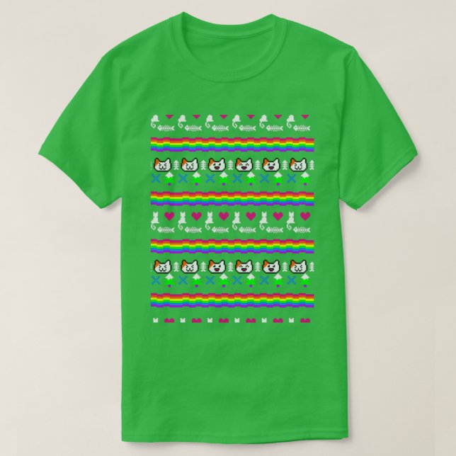 rainbow cat T-Shirt (Design Front)