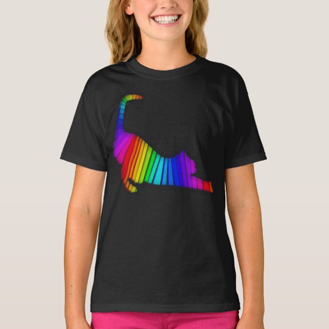 Rainbow Cat T-Shirt (Front)