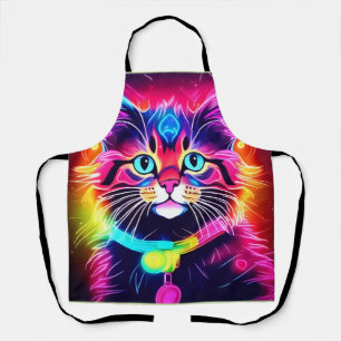 Rainbow Cat Vibes Apron