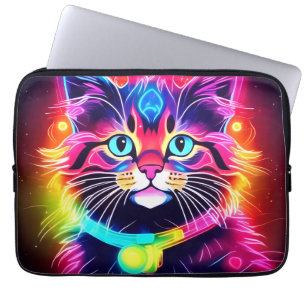 Rainbow Cat Vibes Laptop Sleeve