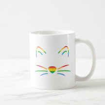 Rainbow Cat Whiskers Classic Mug
